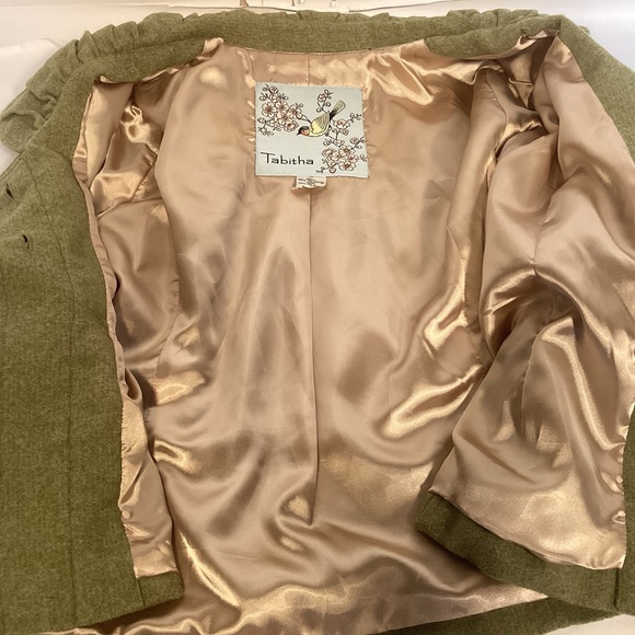 Women’s Antropologie Tabitha jacket size 10 cropped design with 3/4 sleeves - Picture 6 of 11